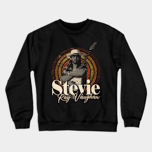 Stevie Ray Vaughan #2 vintage design on top Crewneck Sweatshirt